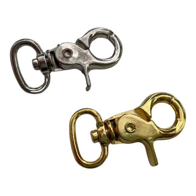2x Musketonhaakje grof