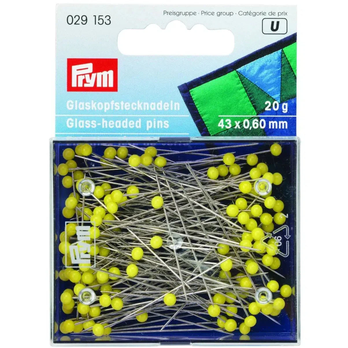 Prym Glaskopspelden - Extra Lang