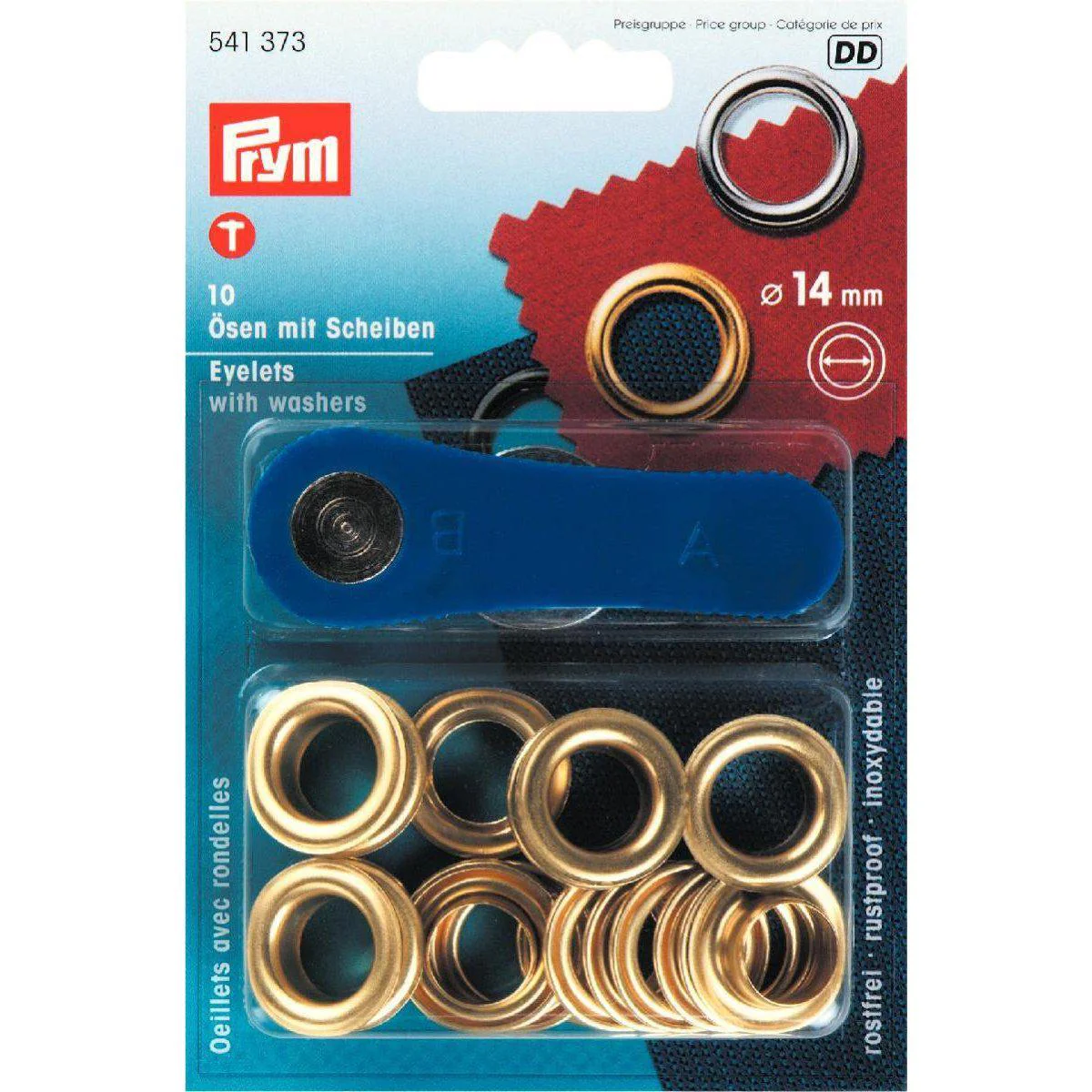 Prym Nestels - 14mm - Goud
