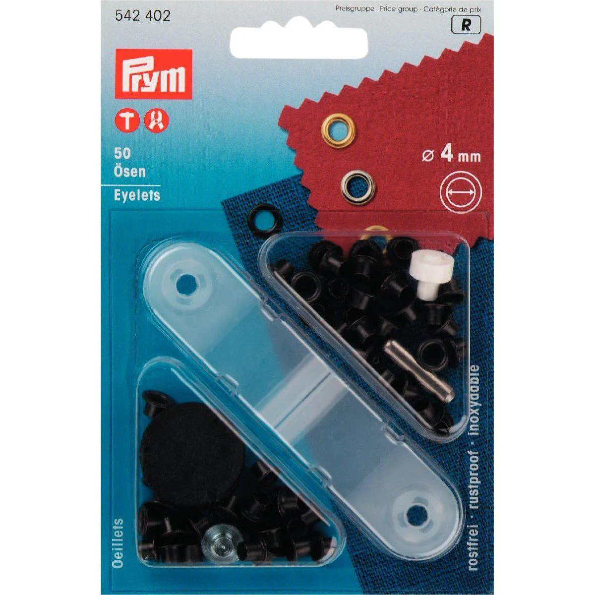 Nestels - Prym - 4MM zwart