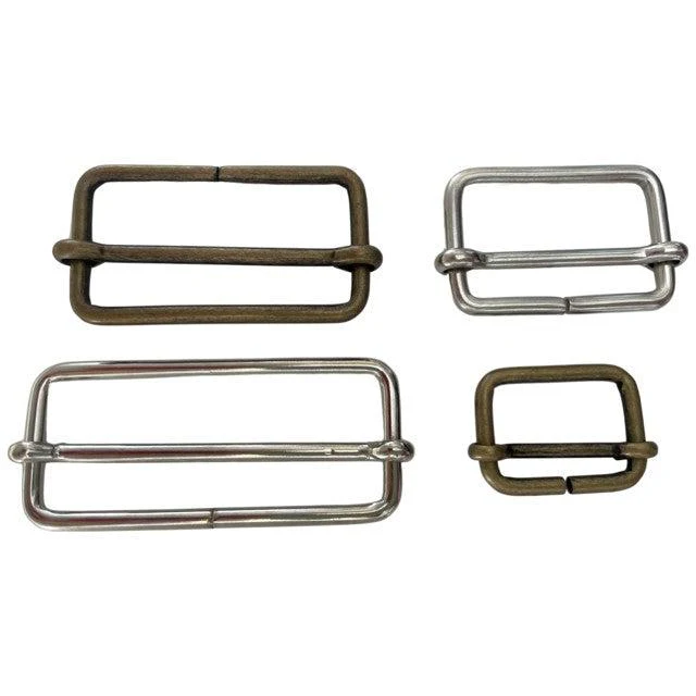Schuifgespen metaal (2x)